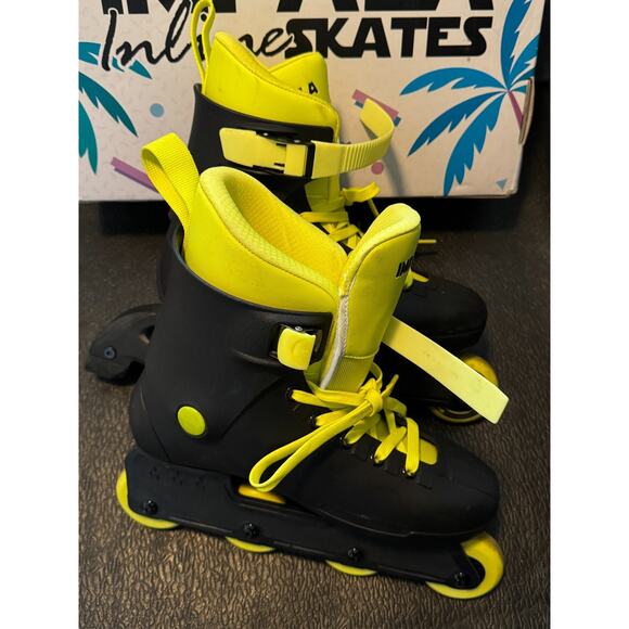 Impala Lightspeed Inline Skates Black/Fluoro Yellow Women’s 9/ Men’s 6 - Picture 4 of 14